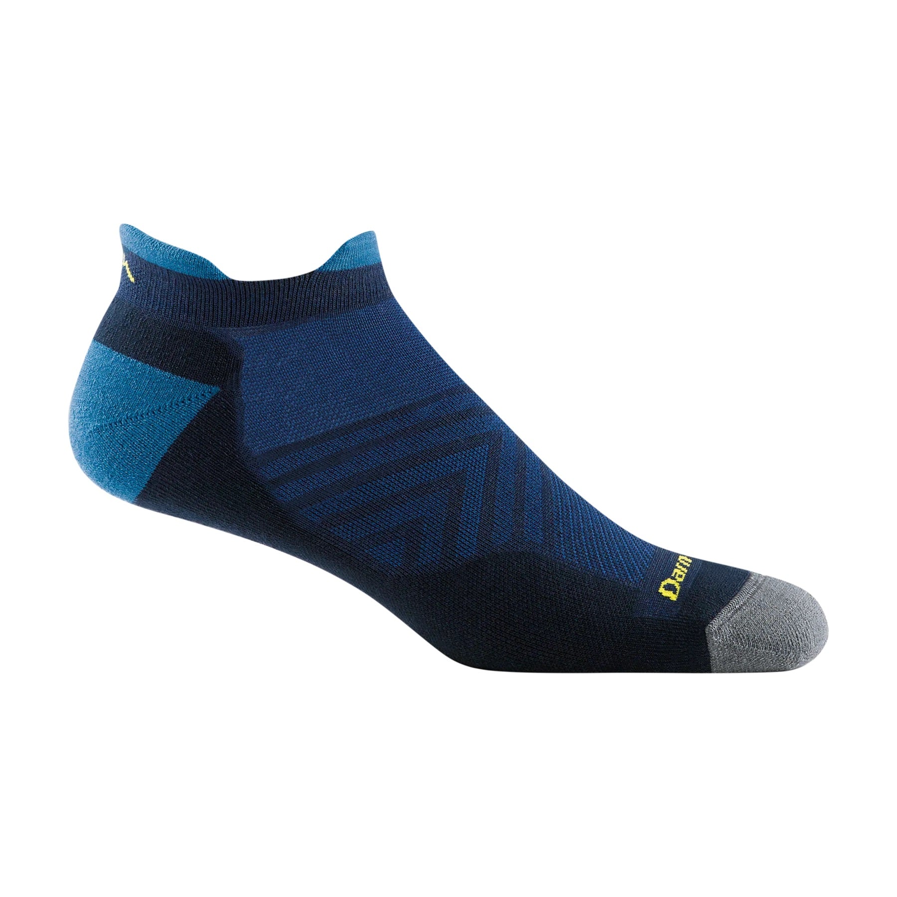 Darn Tough 3-Pack Men's Run No Show Tab Cushioned Ultra-Lightweight Running Socks