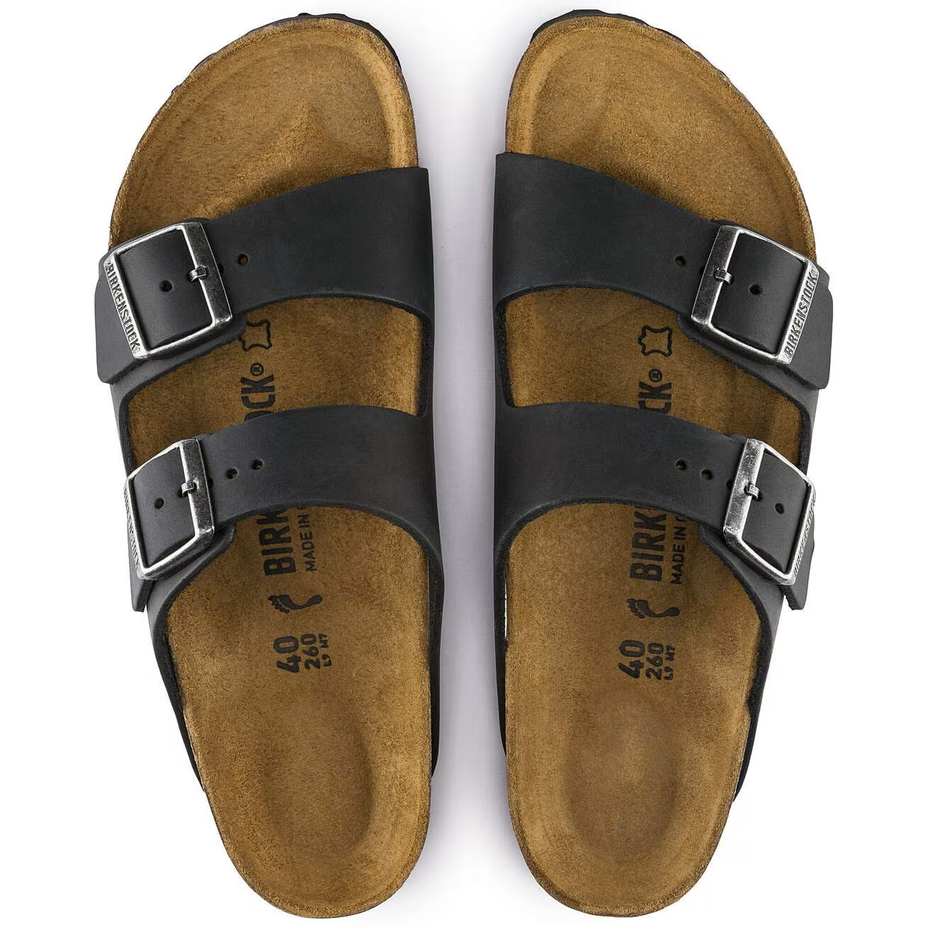Birkenstock Unisex Arizona Oiled Leather Sandals