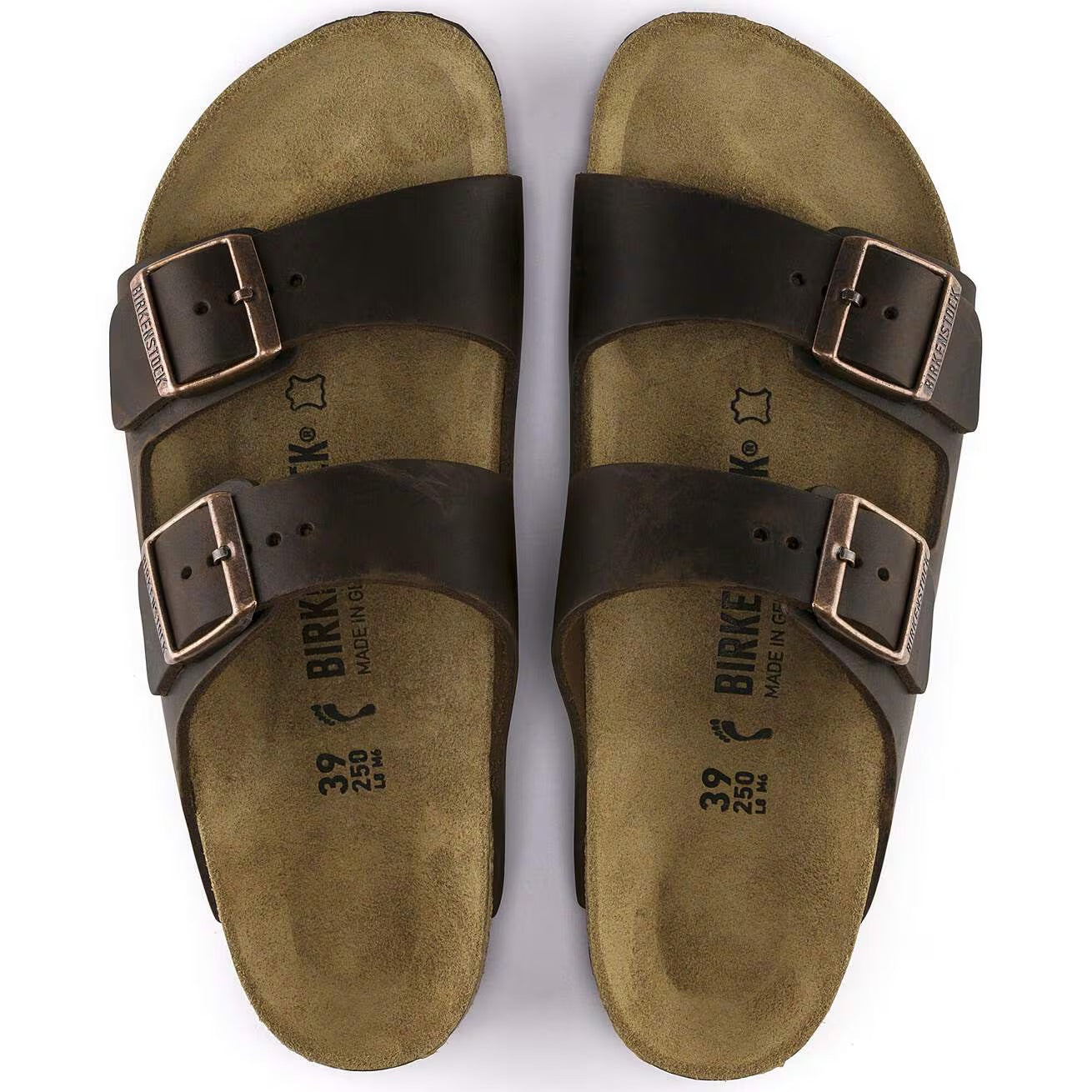Birkenstock Unisex Arizona Oiled Leather Sandals