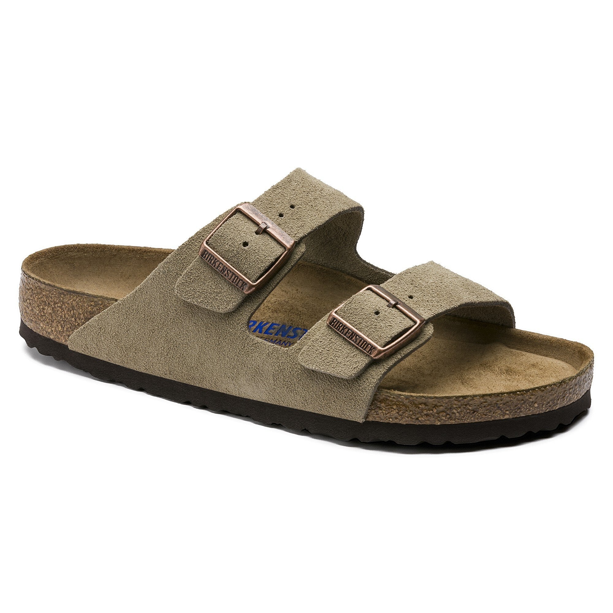 Birkenstock Unisex Arizona Soft Footbed Sandals in Suede Leather