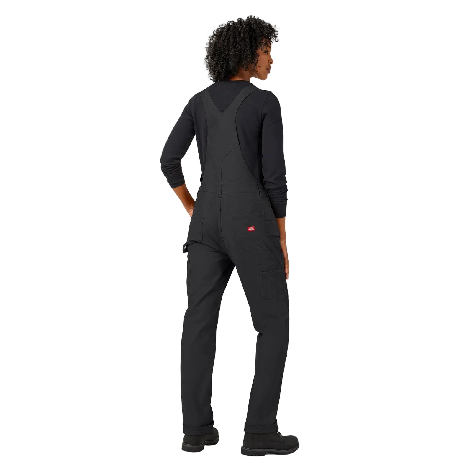 Dickies Women's Straight Fit Duck Double Front Bib Overalls