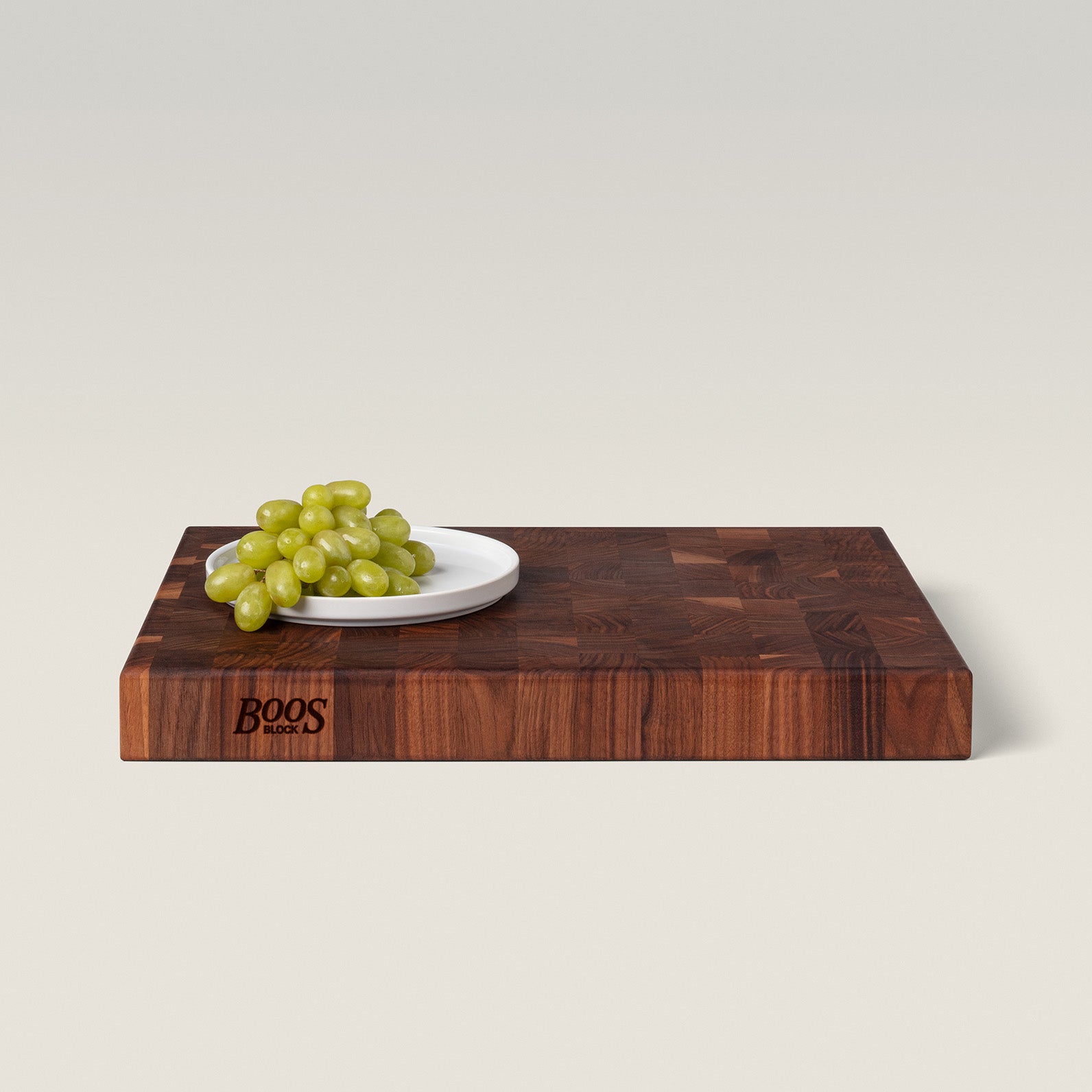 John Boos Walnut Chopping Block, Reversible, End Grain, 1.75″ Thick (CCB Series)