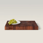 John Boos Walnut Chopping Block, Reversible, End Grain, 1.75″ Thick (CCB Series)