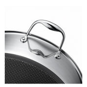 Hexclad  Hybrid Deep Sauté Pan/Chicken Fryer with Lid, 7-Qt