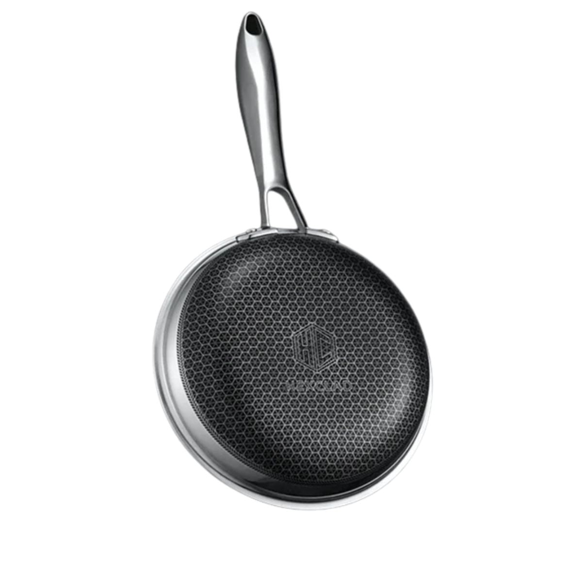 Hexclad 6-Piece Hybrid Frying Pan Set with Lids