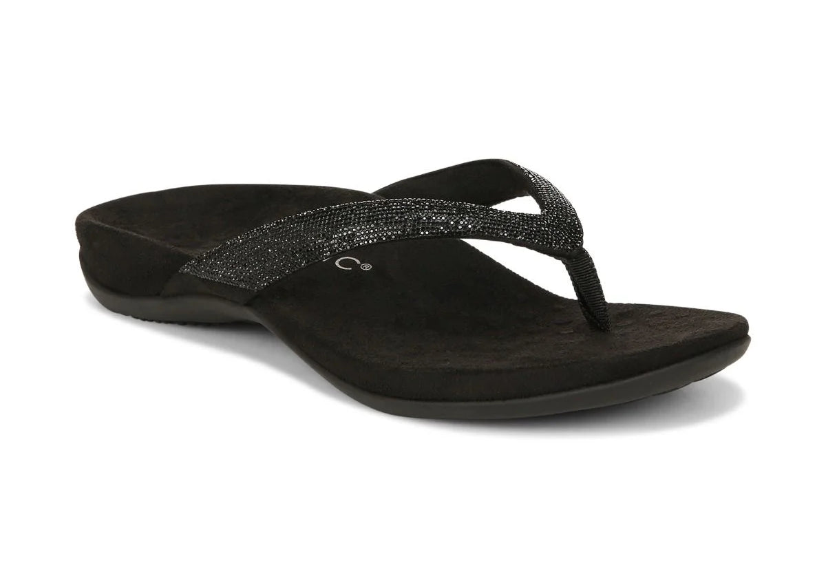 Vionic Women's Dillon Shine Toe Post Sandal