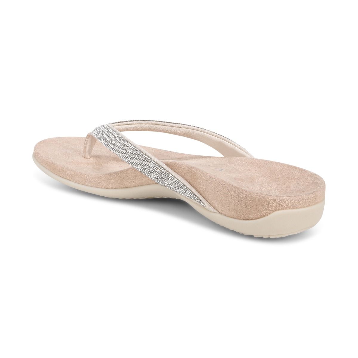 Vionic Women's Dillon Shine Toe Post Sandal