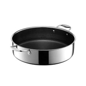 Hexclad  Hybrid Deep Sauté Pan/Chicken Fryer with Lid, 7-Qt