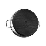 Hexclad  Hybrid Deep Sauté Pan/Chicken Fryer with Lid, 7-Qt