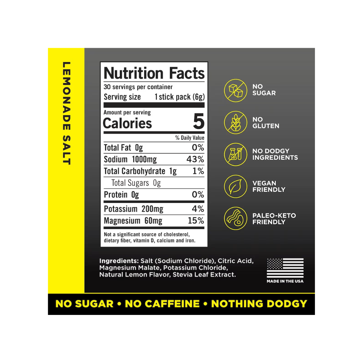 LMNT Zero-Sugar Electrolyte Powder Drink Mix - 30 Pack