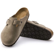 Birkenstock Boston Clog Soft Footbed in Suede Leather
