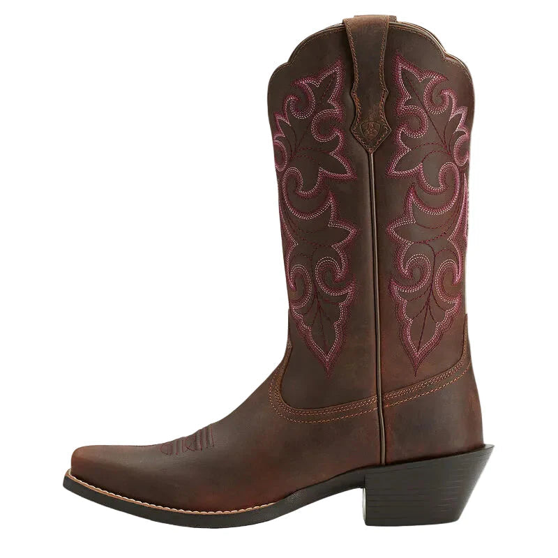 Ariat Women's Round Up Square Toe Western Boot