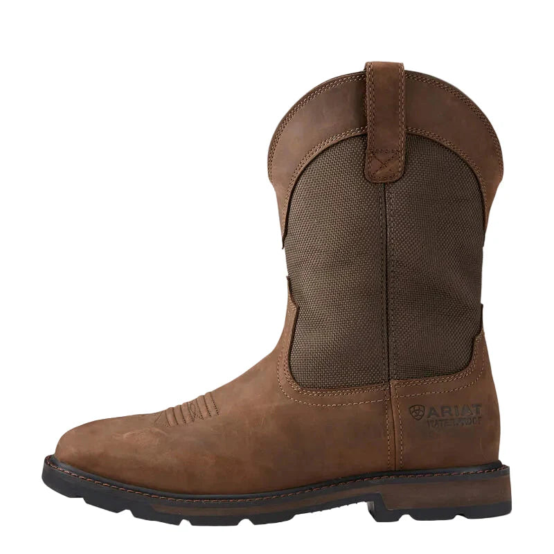 Ariat Men's Groundbreaker Wide Square Toe Waterproof Steel Toe Work Boot