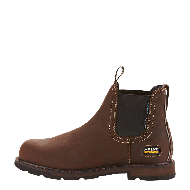 Ariat Men's Groundbreaker Chelsea Waterproof Steel Toe Work Boot