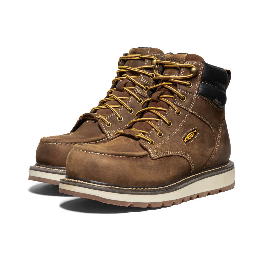 KEEN Men's Cincinnati 6" Waterproof Boot (Soft Toe)
