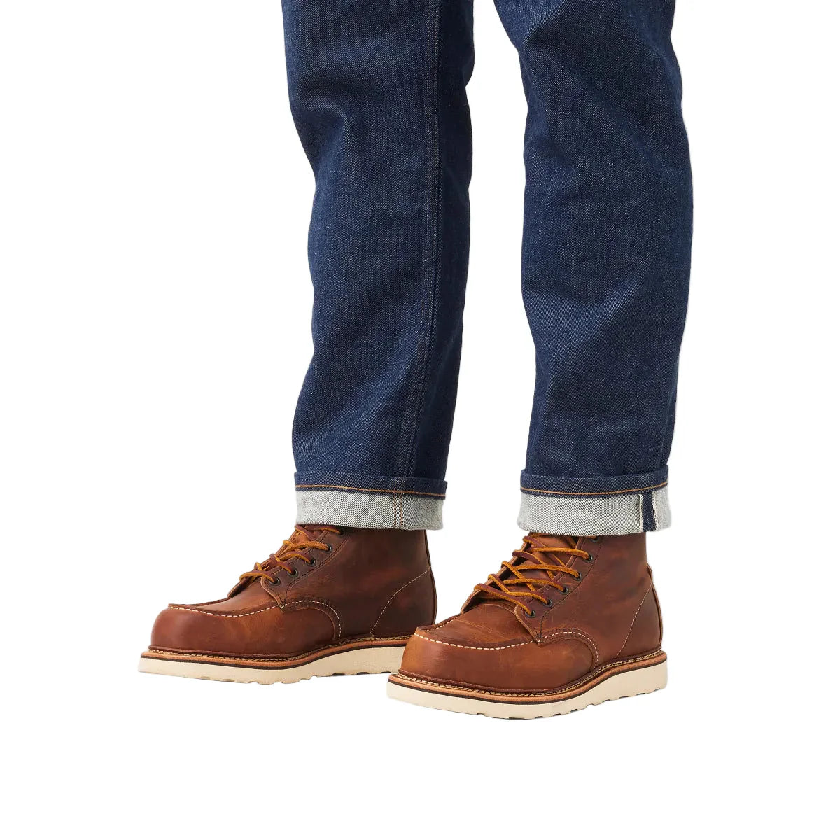 Red Wing Men's Classic Moc 6-Inch Brown Leather Boot