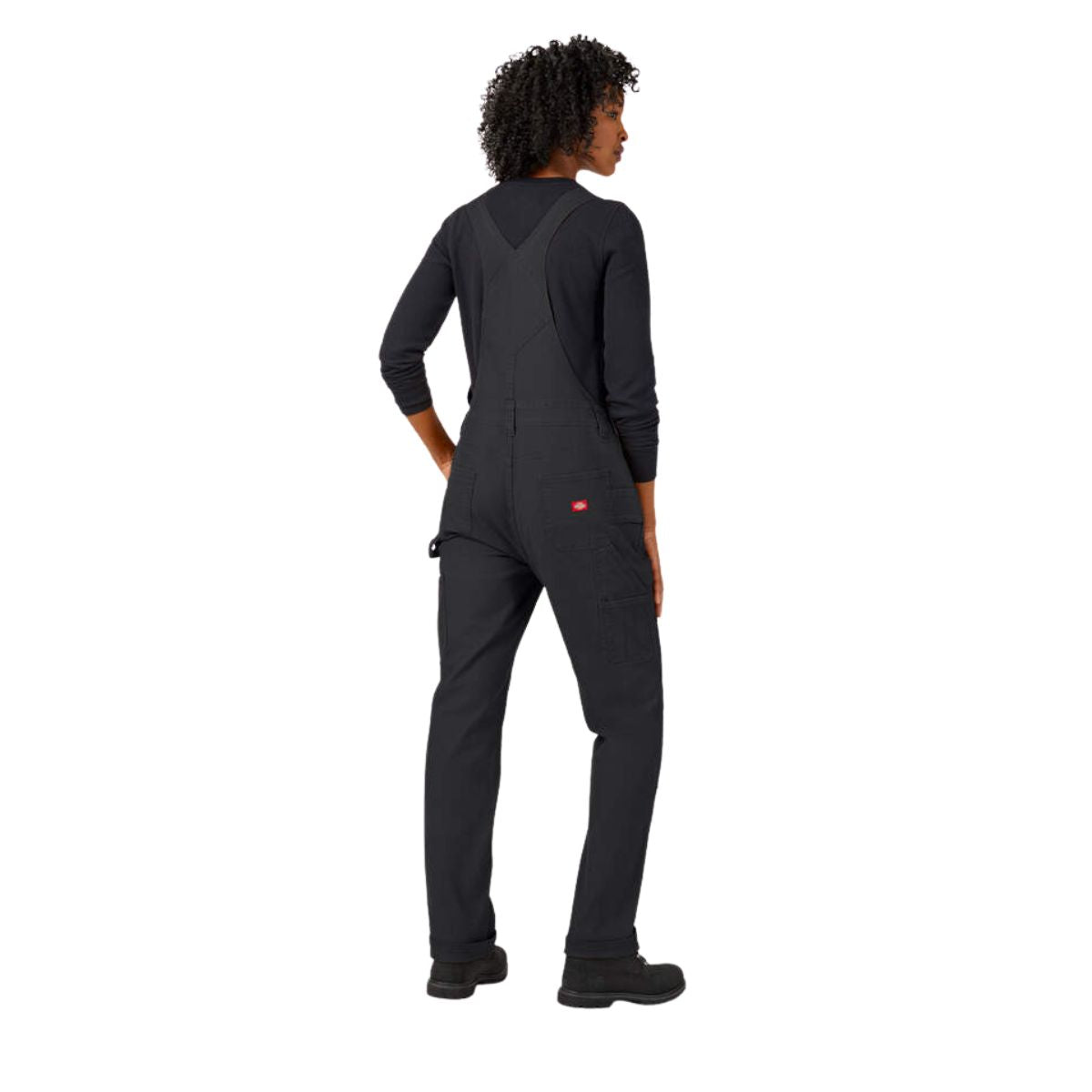 Dickies Women's Straight Fit Duck Double Front Bib Overalls