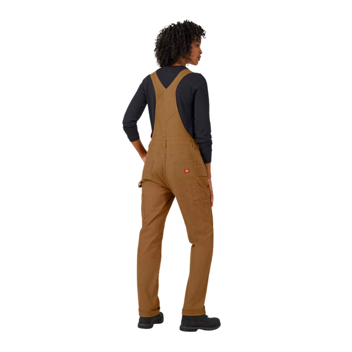 Dickies Women's Straight Fit Duck Double Front Bib Overalls