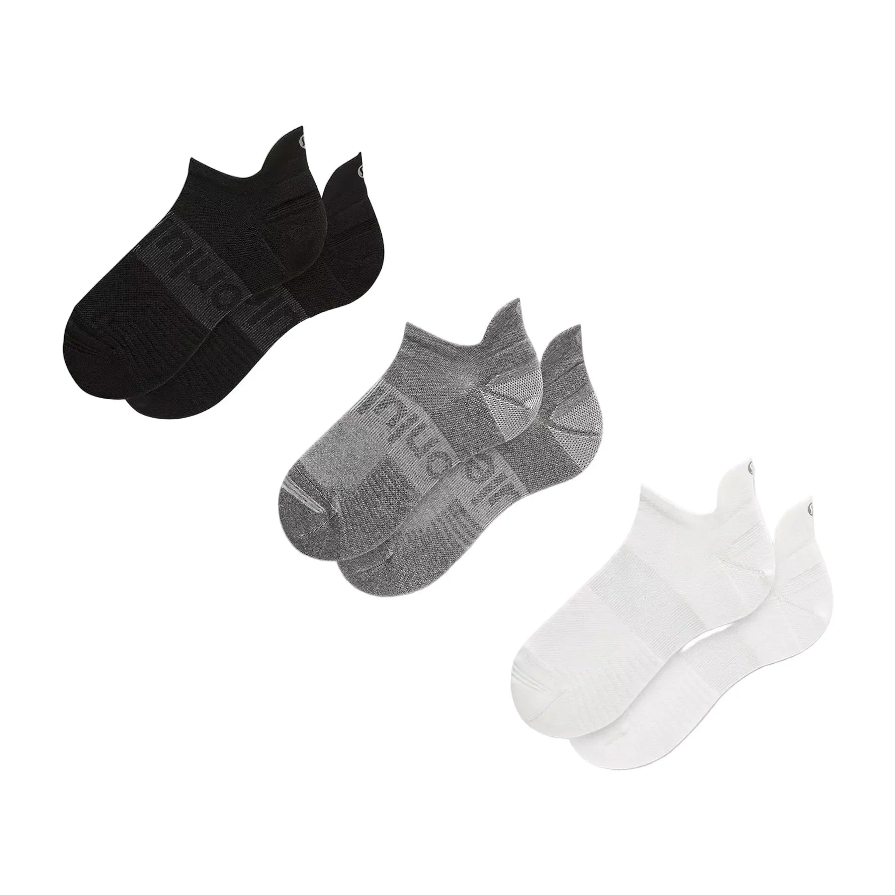 Lululemon Unisex Power Stride Tab Socks 3-Pack