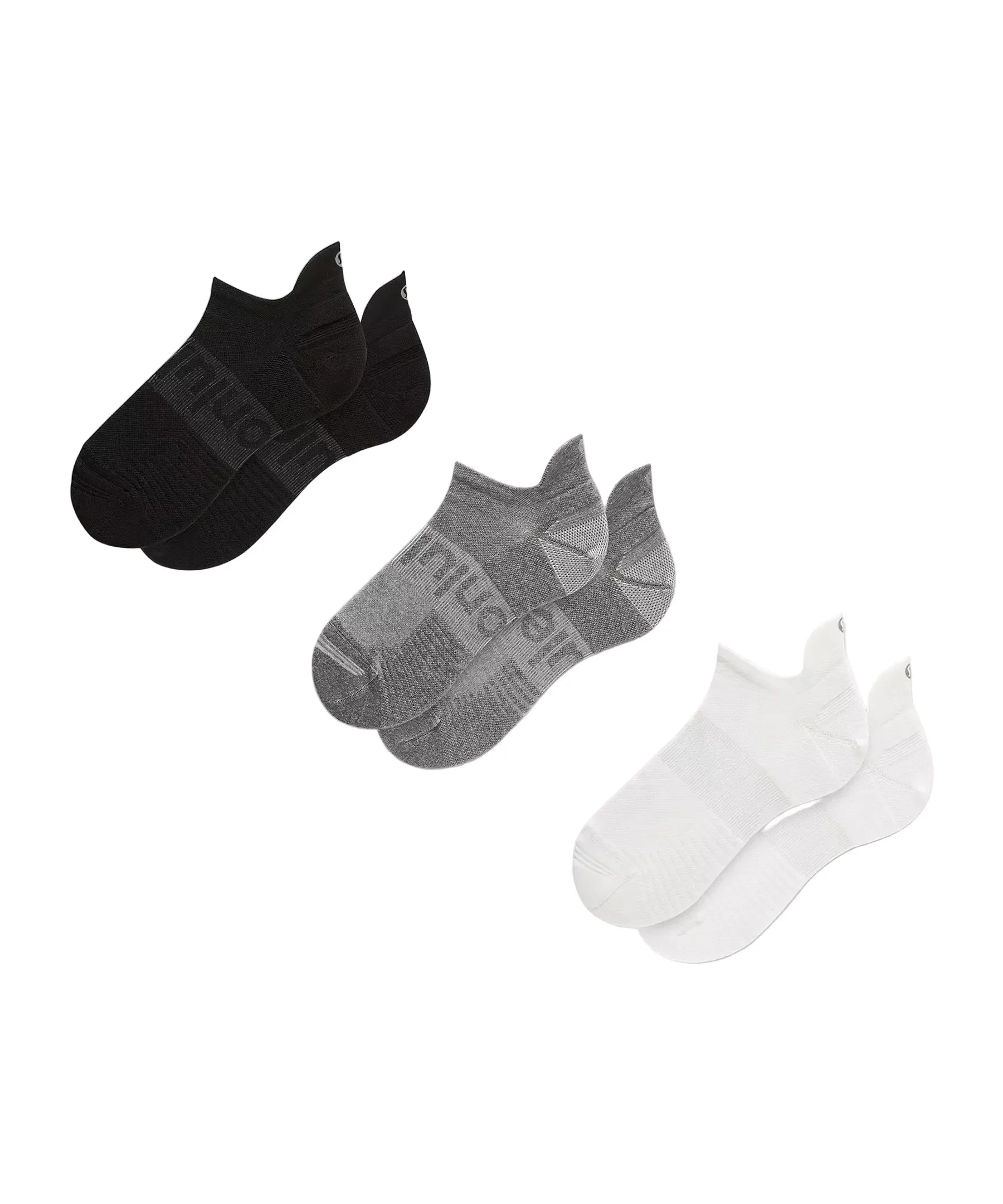 Lululemon Unisex Power Stride Tab Socks 3-Pack