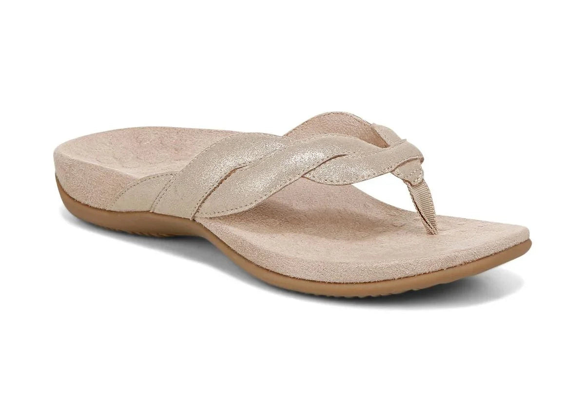 Vionic Women's Bella Braid Toe Post Sandal